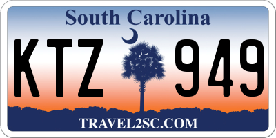 SC license plate KTZ949