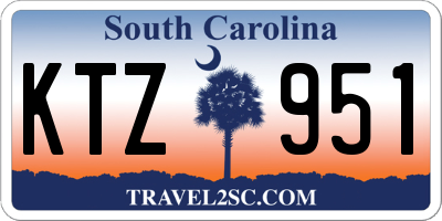 SC license plate KTZ951