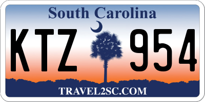 SC license plate KTZ954