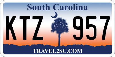 SC license plate KTZ957
