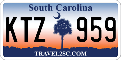SC license plate KTZ959