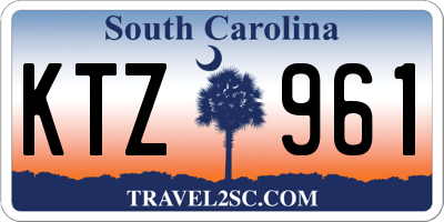 SC license plate KTZ961