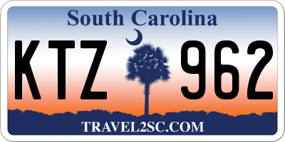 SC license plate KTZ962
