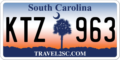 SC license plate KTZ963