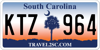 SC license plate KTZ964