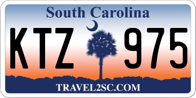 SC license plate KTZ975