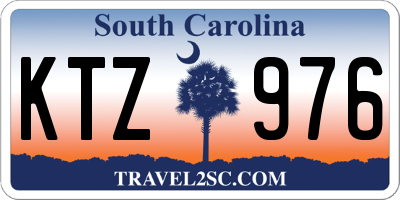 SC license plate KTZ976