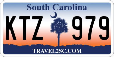SC license plate KTZ979