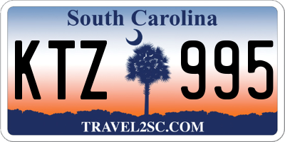 SC license plate KTZ995