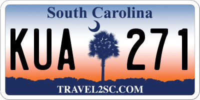 SC license plate KUA271