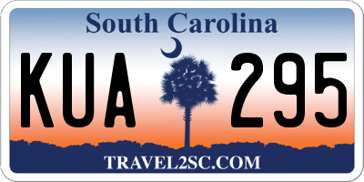 SC license plate KUA295