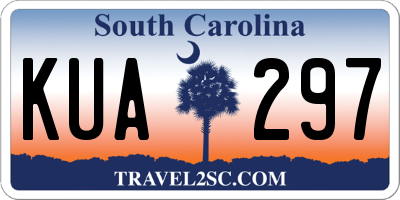 SC license plate KUA297