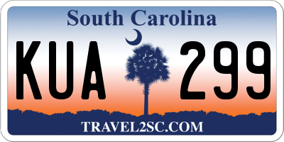 SC license plate KUA299