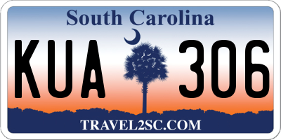SC license plate KUA306