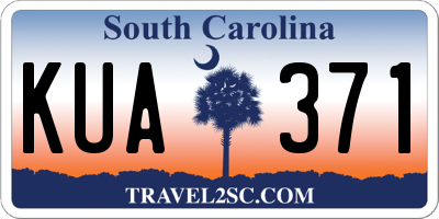 SC license plate KUA371