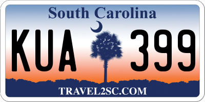 SC license plate KUA399