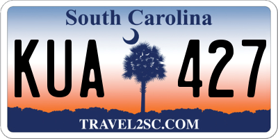 SC license plate KUA427