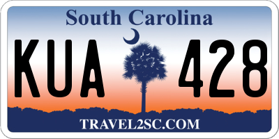 SC license plate KUA428