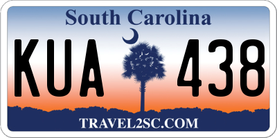SC license plate KUA438