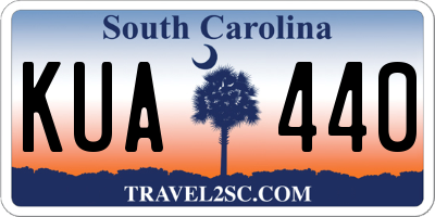 SC license plate KUA440