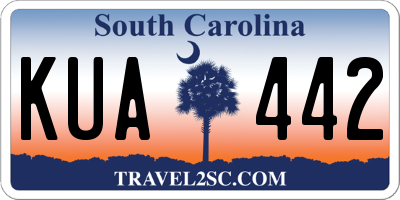 SC license plate KUA442