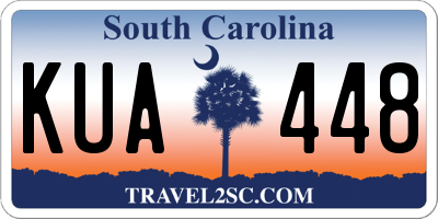 SC license plate KUA448