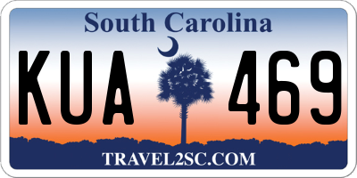 SC license plate KUA469