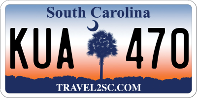 SC license plate KUA470
