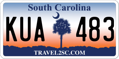 SC license plate KUA483
