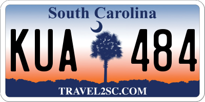 SC license plate KUA484