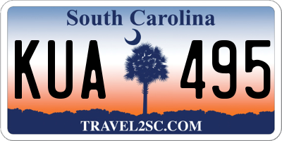 SC license plate KUA495