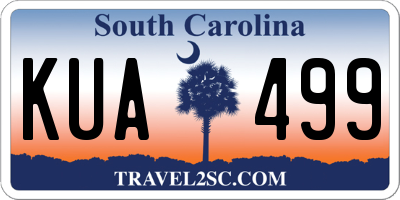 SC license plate KUA499