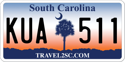 SC license plate KUA511