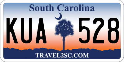 SC license plate KUA528