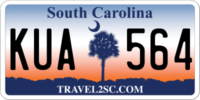 SC license plate KUA564