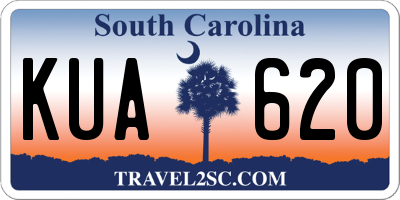 SC license plate KUA620
