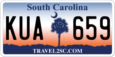 SC license plate KUA659