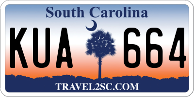 SC license plate KUA664