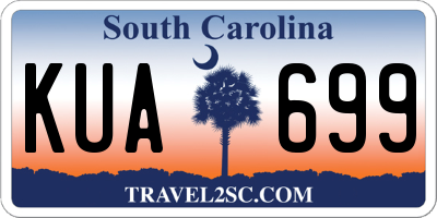 SC license plate KUA699