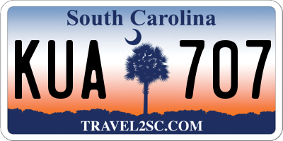 SC license plate KUA707