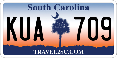 SC license plate KUA709