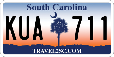 SC license plate KUA711