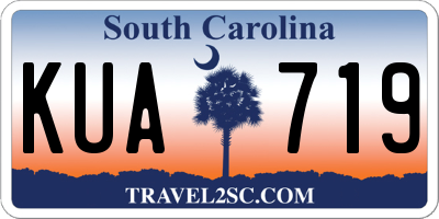 SC license plate KUA719