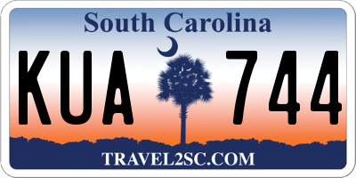 SC license plate KUA744