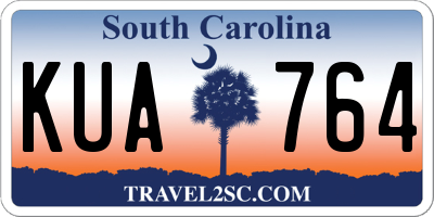 SC license plate KUA764