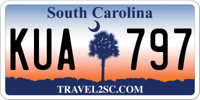 SC license plate KUA797