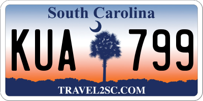 SC license plate KUA799
