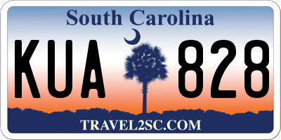 SC license plate KUA828