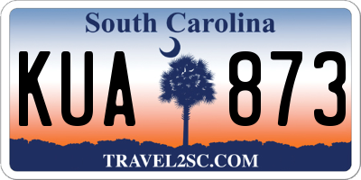 SC license plate KUA873