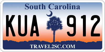 SC license plate KUA912